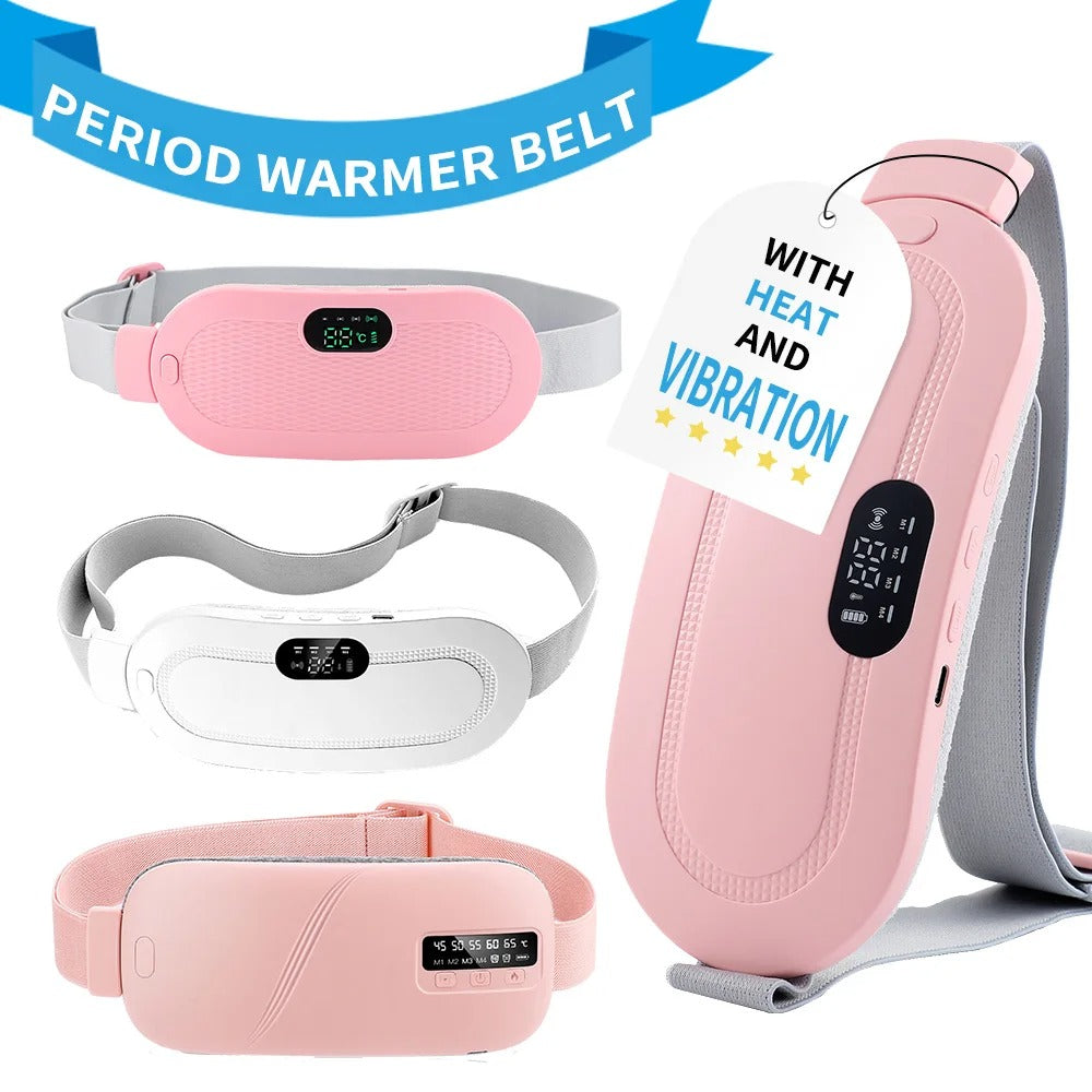 Electric Heating Pad Menstrual Cramp Massager Belt