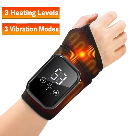 Hot Compress Vibration Massage Ankle Guard Band